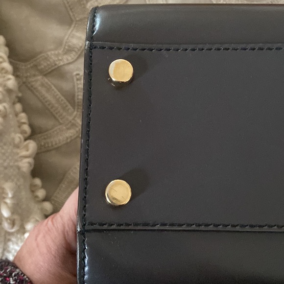 YSL Charcoal Leather Handbag authentic - Picture 12 of 13